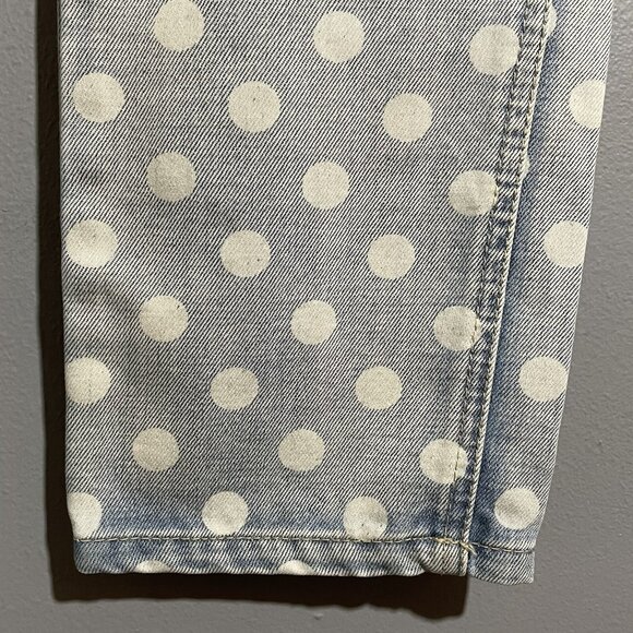 Minkpink Magnolia Boyfriend Jeans Women Size XS White Dot Hipster Rip Torn Hole - Picture 5 of 12